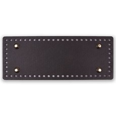 Jinga包底 圓角方形 23 x 9 cm, 1個, 深棕色