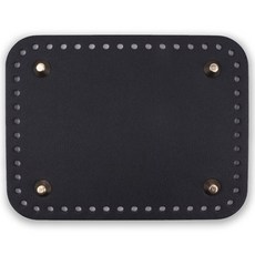 Jinga包底 圓角方形 17 x 13 cm, 1個, 黑色