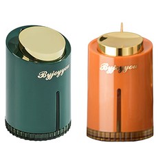 Unhave 豪華牙籤盒 2件套, 1組, 05 綠色、橘色