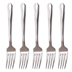 Table Art Bef 不鏽鋼餐叉, 單一顏色, 5個