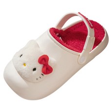 Redpost 兒童三麗鷗毛絨涼拖鞋