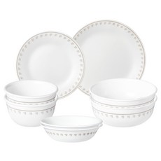 코렐 리틀클로버 원형 2인 홈세트 8p, 식기세트 8p, 1세트