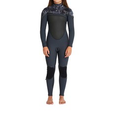 O'Neill 女 Psychotech 胸部拉鍊全潛水衣 4/3 mm 5510GOA, GL6 GUMTL，GUMTL，玩