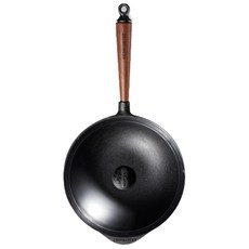 SKEPPSHULT Traditional鍋具2件組, 黑色, 1組, 炒鍋 25cm+玻璃鍋蓋