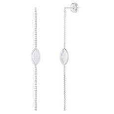 폴브리알 여성용 마퀴즈 BOX 귀걸이 W PYSE0122 + 쇼핑백