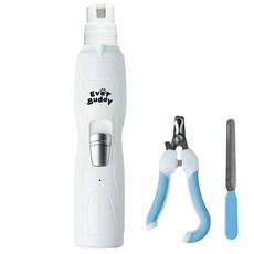 에버버디 반려동물 LED 발톱 그라인더, 화이트, 1개
