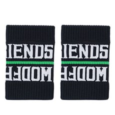 Ward Friends CrossFit 手環雙手配戴短款 WFSB-BL, 黑色