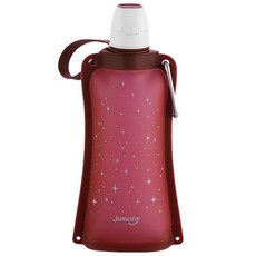 실리만 물주머니 WSK421, 얼반레드, 550ml, 1개
