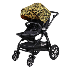아이빌리브 디럭스 절충형 유모차 + 뉴 캐노피 세트, 레오파드