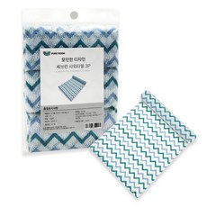 PURE ROOM V形花紋沐浴巾, 1個, 3入, 混合顏色