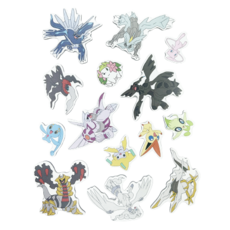 B&C 寶可夢進化磁鐵遊戲 傳說 幻之寶可夢組合, 混合色, 1個