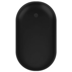 비즈 조약돌 USB 충전식 손난로 보조배터리, BZ-HW50, 블랙