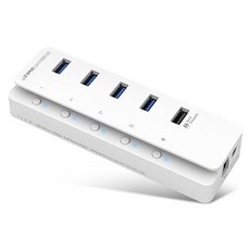 ipTIME 5埠 USB 3.2 集線器 UH1005QC, 白色