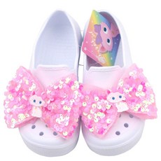 Cocobrain 女童亮片貓咪萬能室內拖鞋