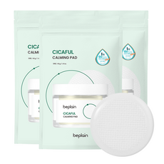 beplain 苾沛恩 積雪草攜帶型鎮靜爽膚棉片 15片入, 3個, 單色