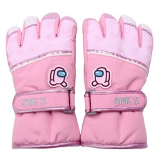 AMONGUS 兒童手指滑雪手套