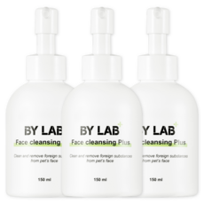Bylab 狗臉部清潔加洗髮精, 150ml, 3瓶