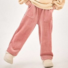 JELISPOON 童款粉嫩色系燈芯絨哈倫褲