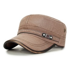 IT'S GOOD 10 陸軍軍事風棉質平頂帽