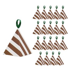 棕色三角盒, 混合色, 20個