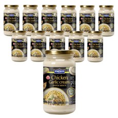 오뚜기 프레스코 파스타소스 치킨 갈릭크림, 370g, 12개