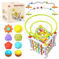 Joy Kids 兒童三合一多功能形狀配對益智盒, 1個