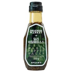 DELICIOUS MARKET 羅勒辣椒醬, 220克, 1個