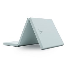 EGOJIN 三段式可折疊瑜珈健身墊 標準型, 淺灰色