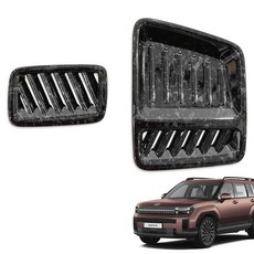 Santa Fe MX5 改裝儀表板上方出風口飾條 2件組, 側邊出風口, 鍛造碳纖維