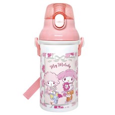 Skater PSB4SAN 便攜式直飲水壺, 1個, 400ml, 美樂蒂