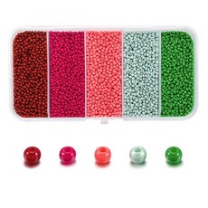 알로데 스윗 후르츠 컬러 비즈 DIY 키트 세트 2mm, TYPE 03, 1세트