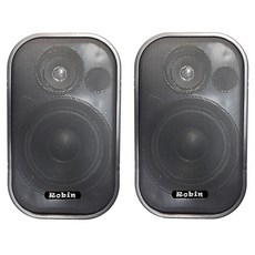 생활방수 실내외용 스피커 2p, RB-50WS(블랙)