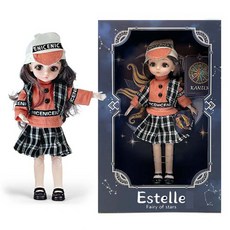 Joy Kids 星之妖精艾絲黛兒星座球體關節娃娃 30cm + 娃衣套裝 雙魚座, 混合色, 1個