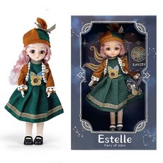 JOYKIDS 星之精靈 艾斯黛兒 星座 球體關節 瑪倫娃娃 30cm + 娃娃衣服套組, 摩羯座, 1個