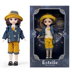 Joy Kids 星之仙子Estelle星座球體關節瑪倫娃娃 30cm + 娃娃服飾組 獅子座, 混合顏色, 1個