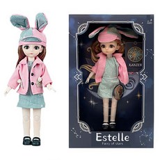 Joy Kids星之精靈Estelle星座球關節娃娃 30cm+娃娃服裝組, 處女座, 1組