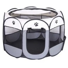 EcopetWith 幼犬幼貓兩用角落帳篷, 1個, 灰色