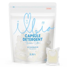 iLBiA 高濃縮膠囊洗衣精 泡泡棉花香 液體洗衣精, 30件, 1個