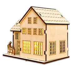 KHOHIMO DIY 木製迷你小屋 設計款, 設計2, 1個