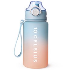 10℃ Tritan彩虹運動水壺, 藍色, 600ml, 1瓶