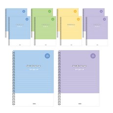 펜피아 3000 칸이 넓은 스프링노트, 랜덤발송, 10개 랜덤발송, 10개