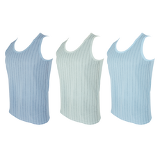 arnaldo bassini 男款透氣純棉背心3件組 ABMR-651