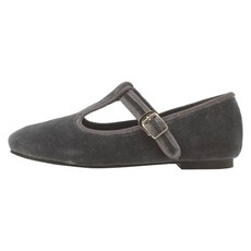 질바이질스튜어트 미카 벨벳 T 스트랩 플랫슈즈 1 x 8.5 cm FPSO2F167N5