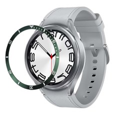 SPACE SHIELD 智慧手錶 Mariner 錶圈環 47mm, 綠色