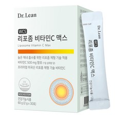 Dr.Lean 脂質體維他命C隨身包Max 30條入, 1盒, 60g