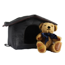 하루재 겨울 길 야외 고양이 집, 블랙, 1개