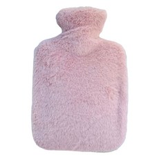 Futuro Lab 柔軟絨布套 PVC 保溫熱水袋 粉紅色 2000ml, 1個