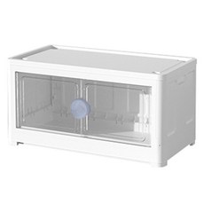 21C Trend 大容量王鈕扣多功能生活箱 93L, 1個, 白色機身藍色按鈕