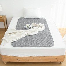Shinil 信一 可水洗碳纖維電熱毯 SEB-100SGC, 灰色圖案, S(100 x 180cm)