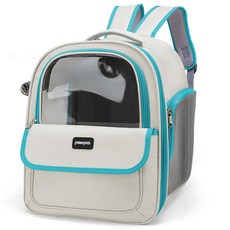 칠시 寵物側開式後背包, 薄荷綠, 1個